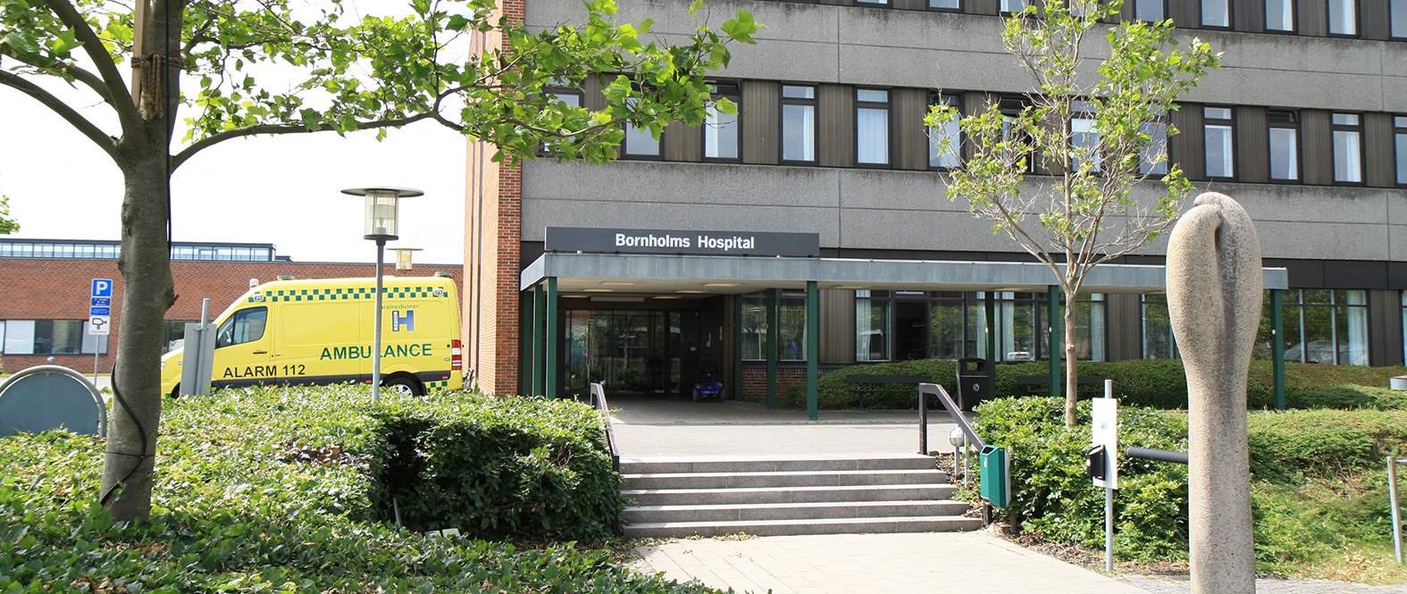 Billedet viser Bornholms Hospital.